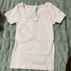 Lulu lemon strawberry milkshake ebb to street t shirt